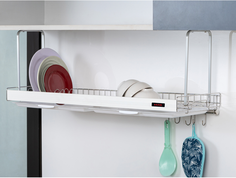 Giá úp chén bát treo tủ bếp trên hive inox 304 prime
