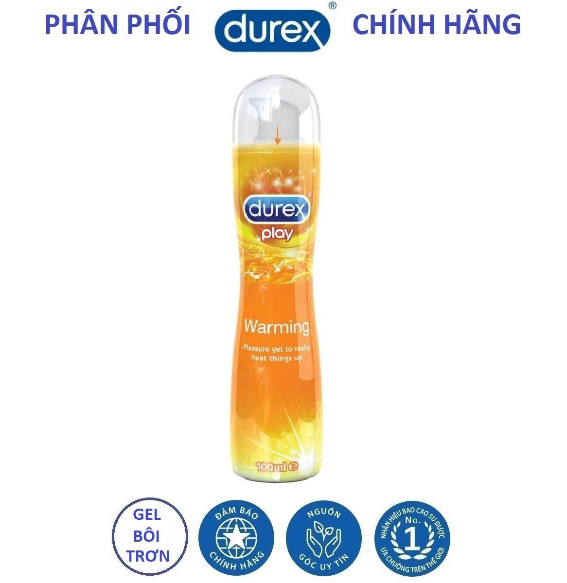 Gel bôi trơn Durex Play Warming 100 ml