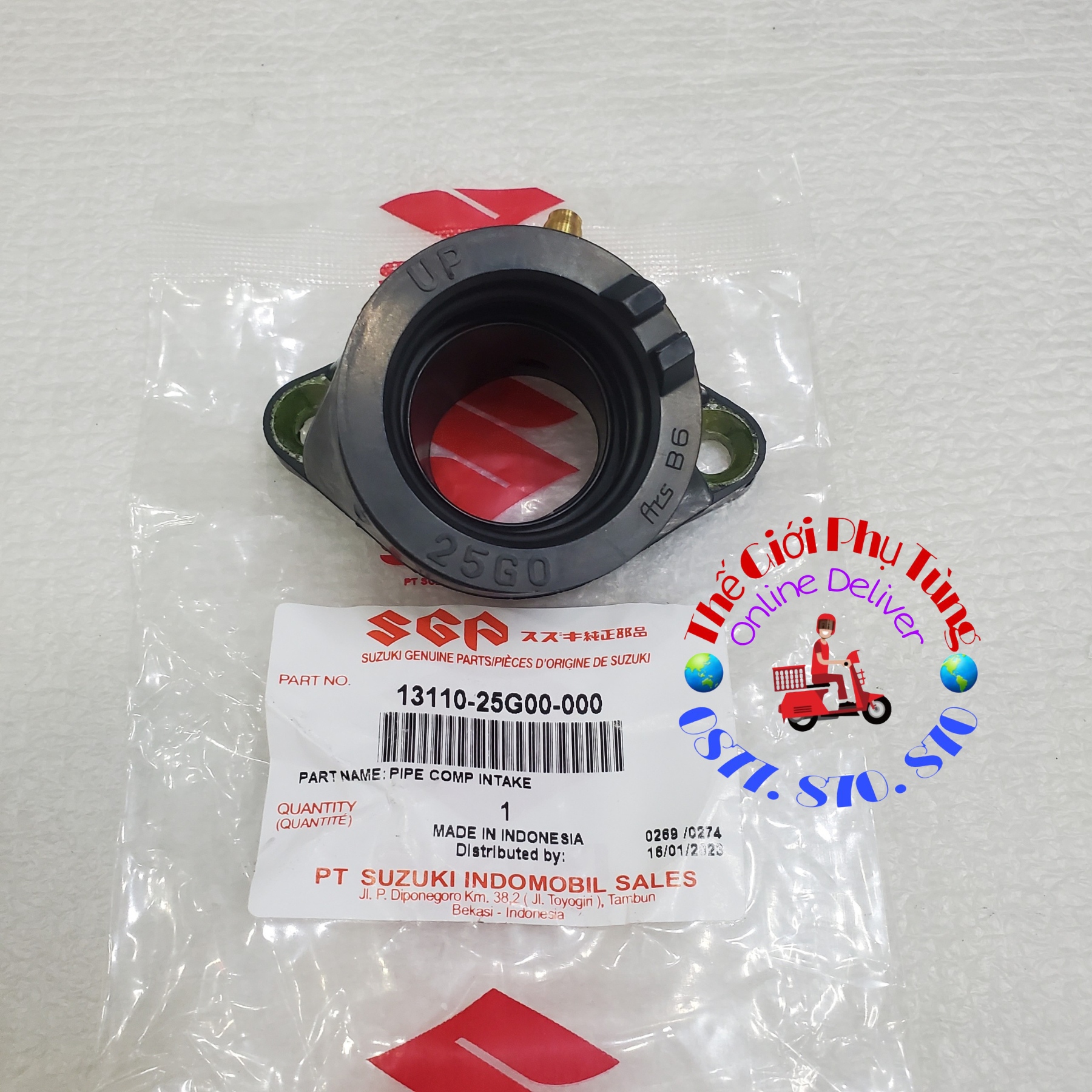 Co xăng raider xăng cơ, satria fu zin suzuki indo - 13110-25g00-000