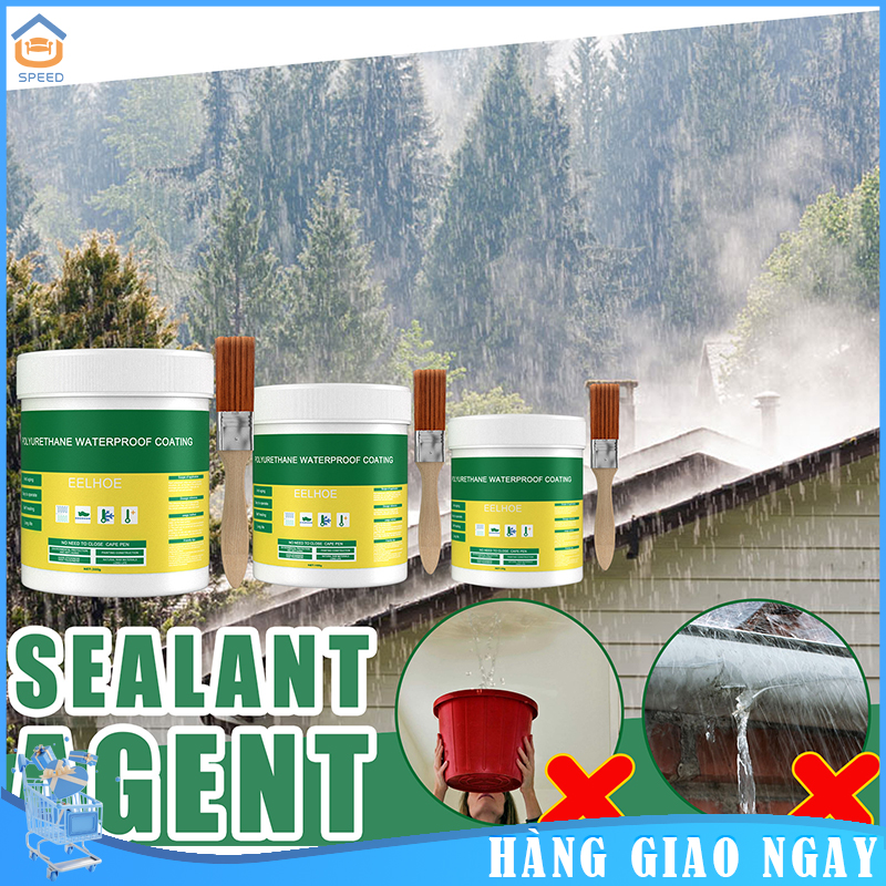 500/1000 gam Keo chống thấm trong suốt Nhật Bản trọng lượng tặng kèm chổi quét nhỏ