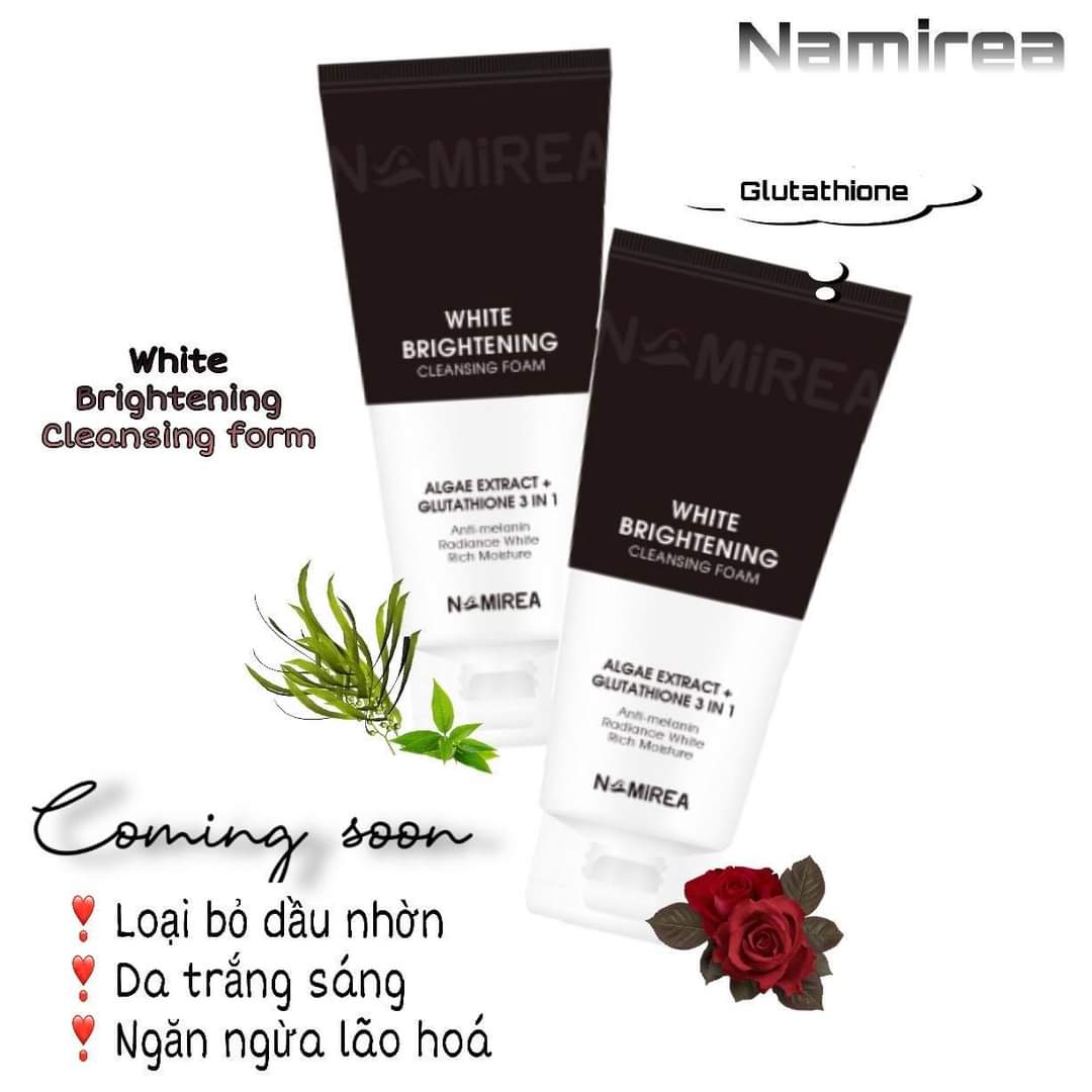 sữa rửa mặt Namirea White Brightening chính hãng