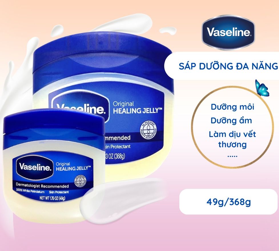 Sáp dưỡng ẩm Vaseline Mỹ 50g