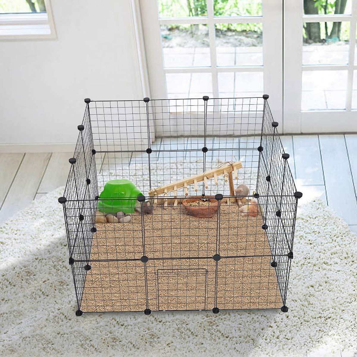 Bộ chuồng quây thú cưng gồm 23 tấm lưới và 1 cửa lưới