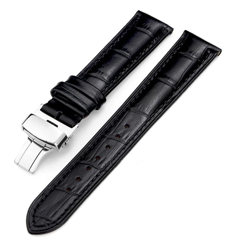 Dây đồng hồ thay thế - khóa bướm - da pu