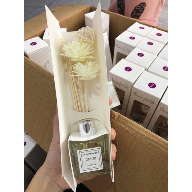 Chai khuếch tán✤₪ Tinh dầu thơm phòng kèm hoa khô
