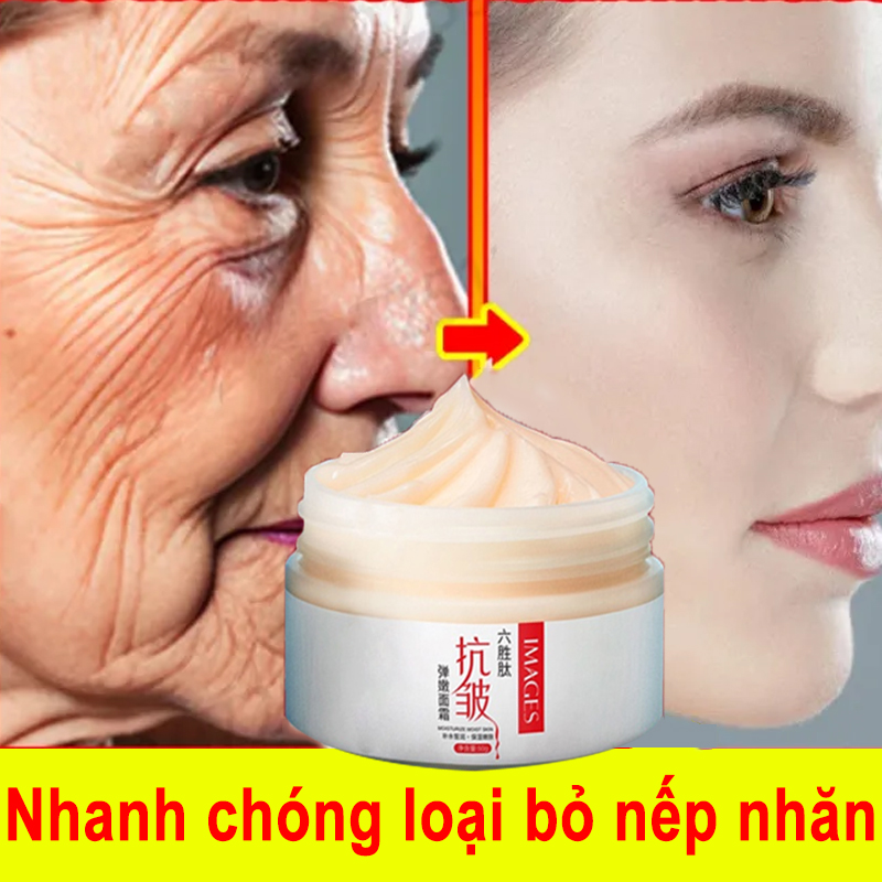 Kem xóa nếp nhăn nhanh chóng chống lão hoá làm trắng da 5 giây loại bỏ nếp nhăn,nhanh chóng làm mịn nếp nhăn nâng cơ và săn chắc da mặt làm mịn và dưỡng ẩm se lỗ chân lông thông dụng cho mọi loại da nam và nữ 50g