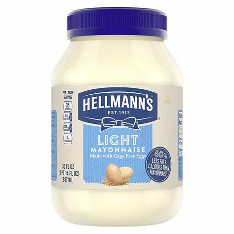 Sốt Mayonnaise Ít Béo Light Mayonaise Hellmann's 400g