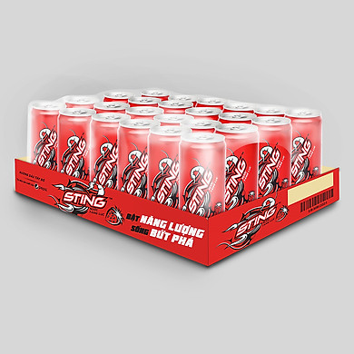 Thùng Sting Dâu 24 Lon X 330ml