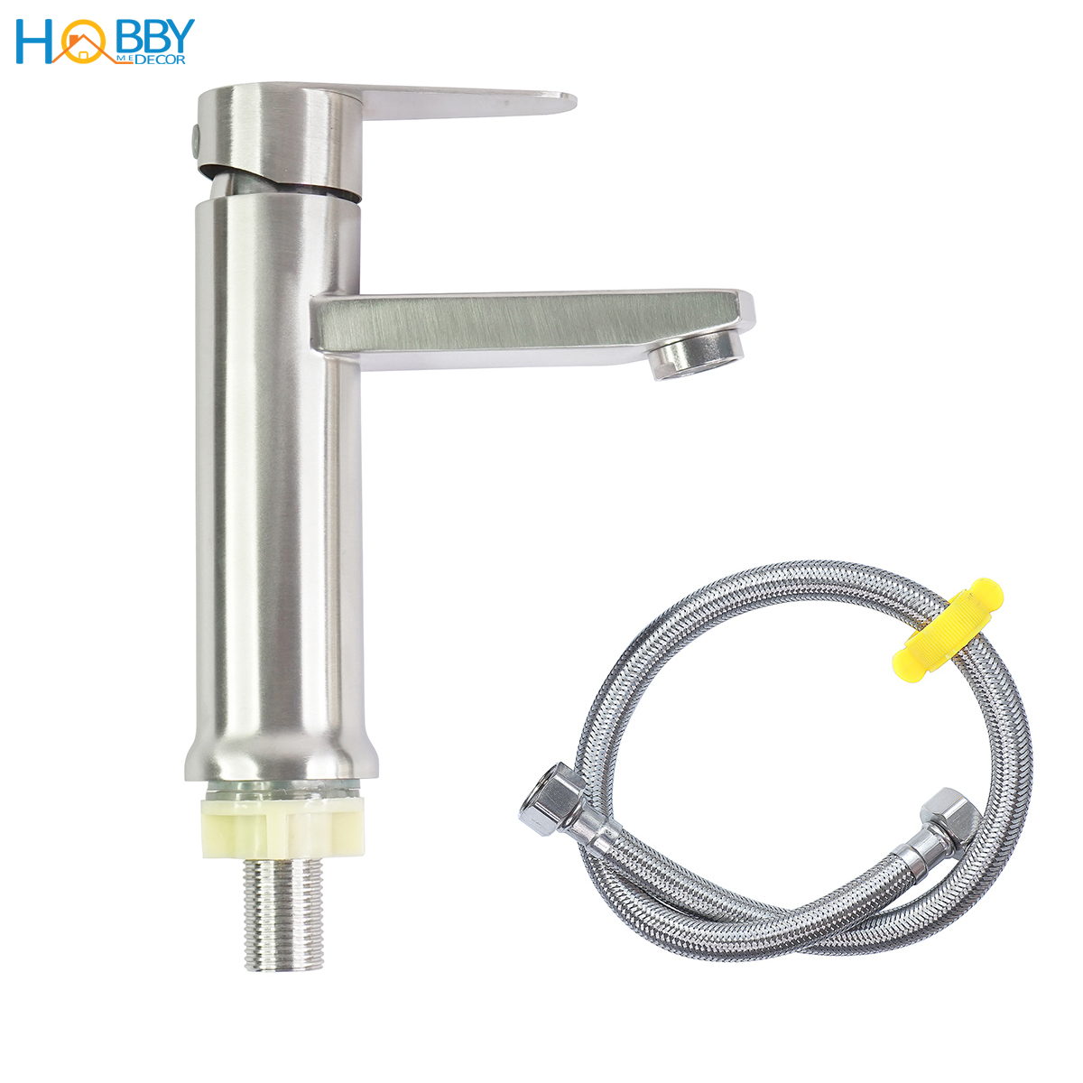 Vòi xả chậu rửa mặt lavabo lạnh Inox 304 Hobby Home Decor LBL5