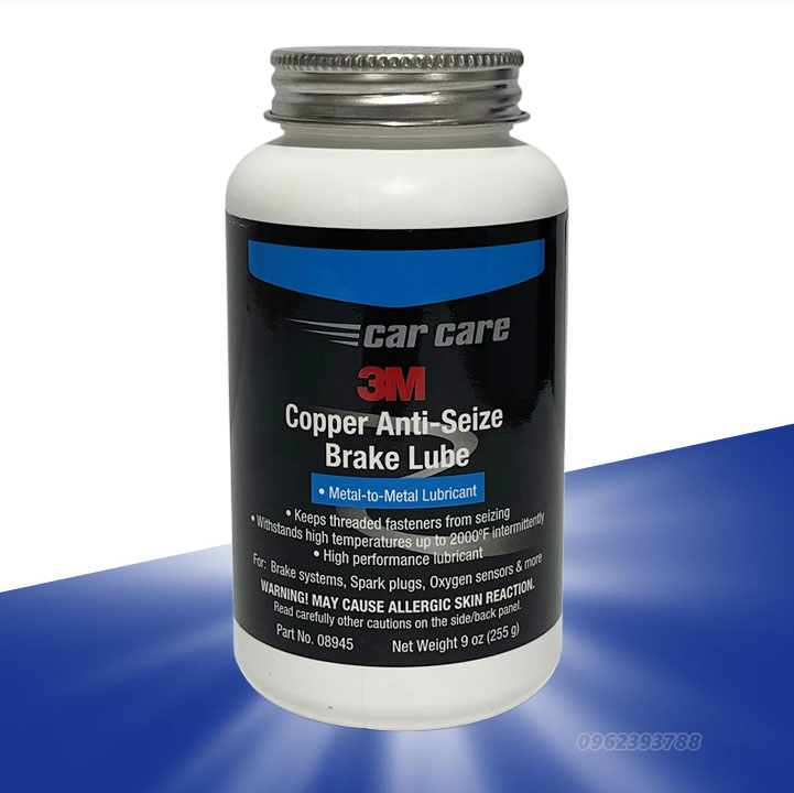 Mỡ bò đồng bôi trơn phanh thắng 3M 08945 Copper Brake Lube chịu nhiệt độ cao