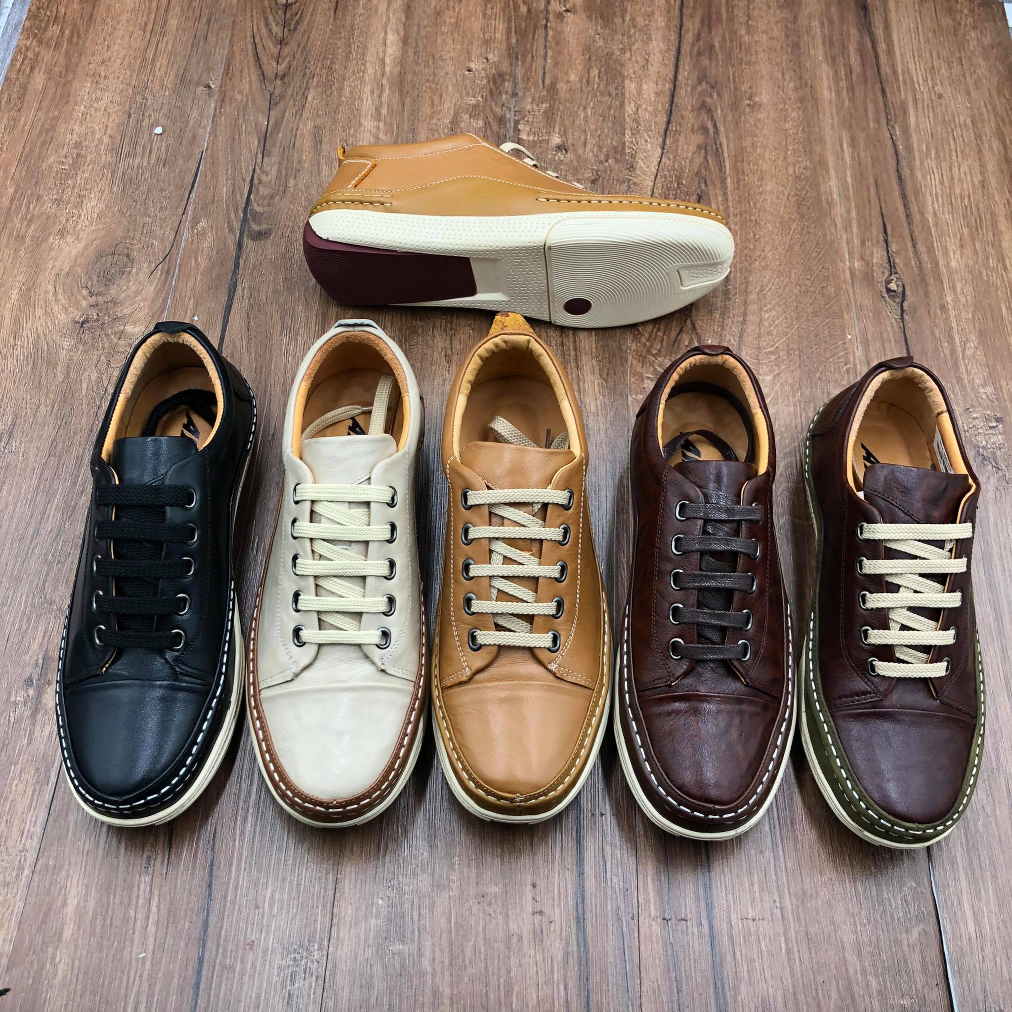 giầy thể thao nam da thật asia kiểu dáng 2020