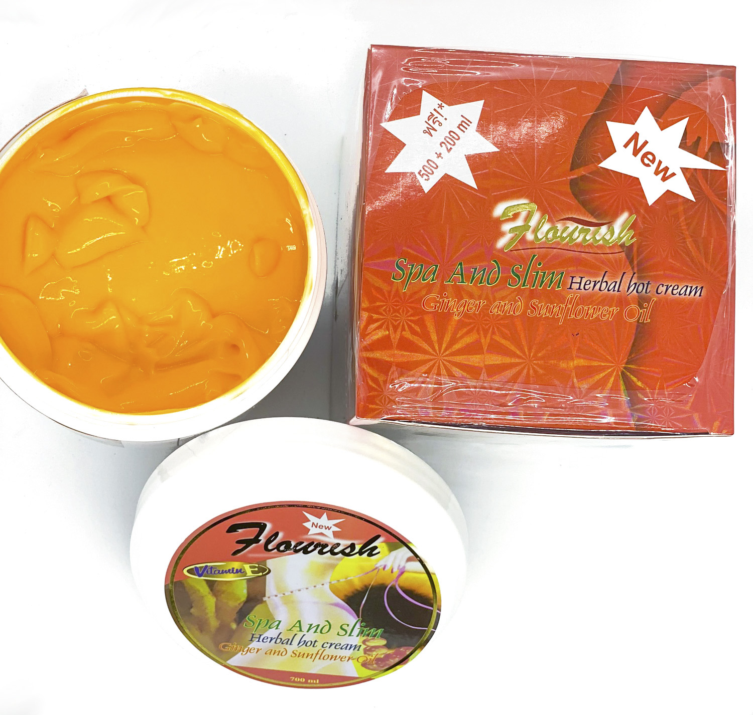 Kem tan mỡ bụng gừng ớt Flourish Thái Lan