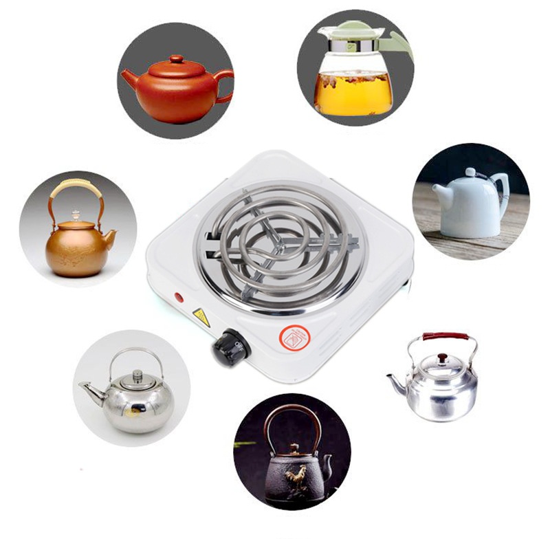 Bếp Điện mini 1000w xài điện 220v thích hợp nấu nướng ,Bếp hơ sau sinh cho mẹ và bé - Bếp điện hơ lá trầu,Bếp nướng Sử dụng dễ dàng có nút xoay tăng giảm nhiệt độ,mặt thép bền bỉ an toàn