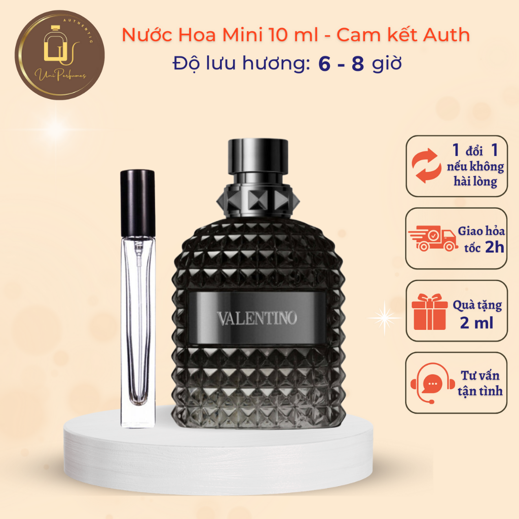 Nước hoa Valentino Uomo Intense for Men EDP 10ml ngọt ngào nhẹ nhàng