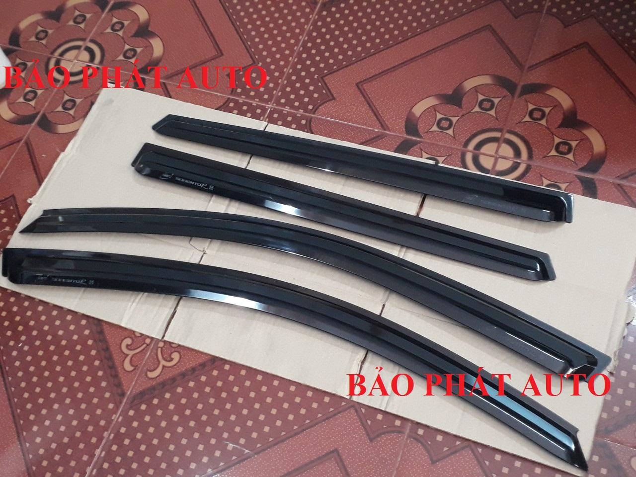 Bộ vè mưa đen cao cấp kia sorento các form 2013-2020