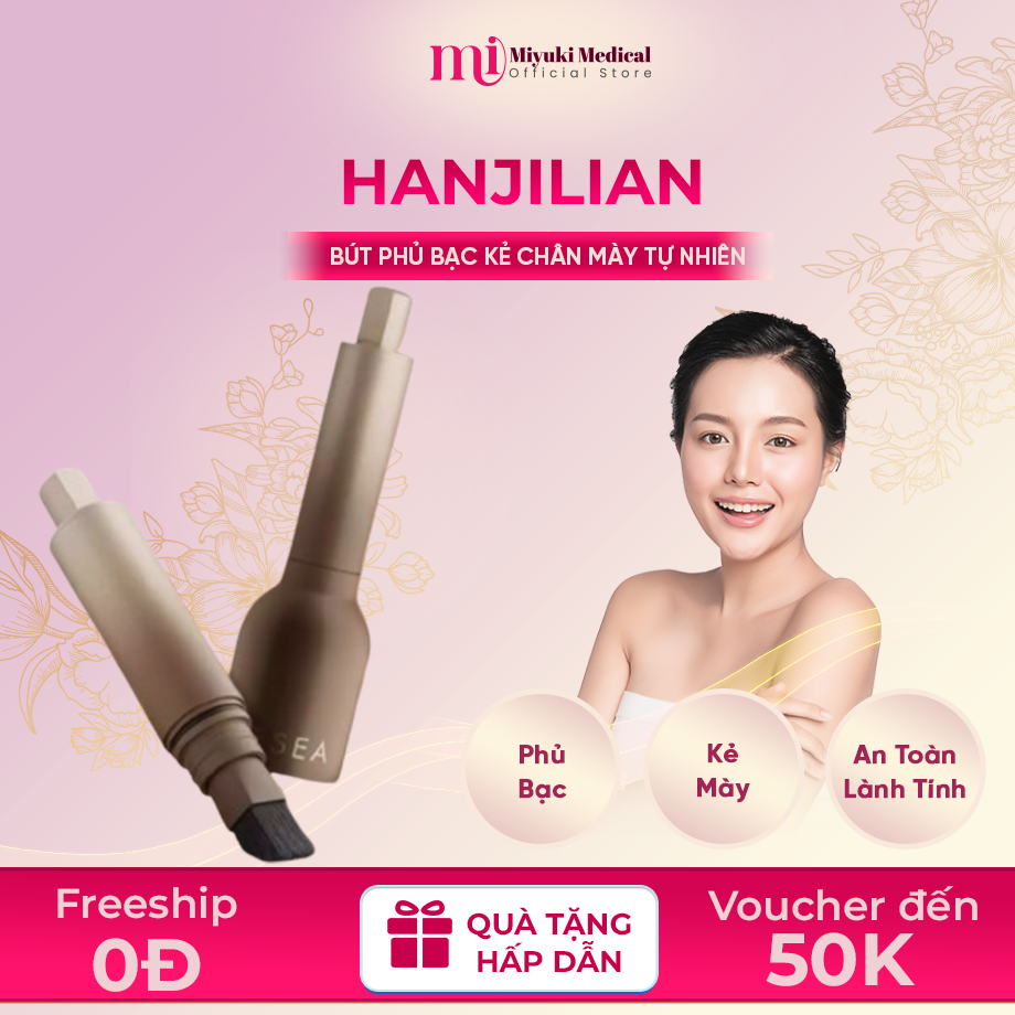 Bút Kẻ Mày HANJILIAN – Bút HANJILIAN Kẻ Mày Tự Nhiên, Phủ Bạc Tóc, Chống Thấm Nước Và Bền Màu