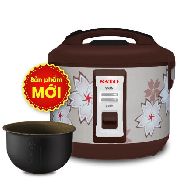 Nồi cơm điện lòng niêu Sato S18-68N 1.8L