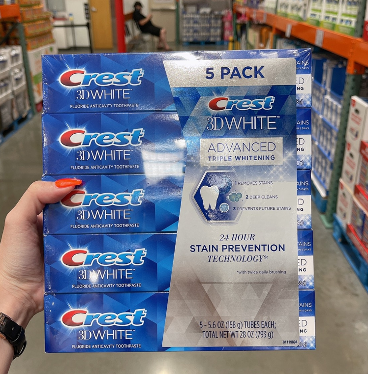 Kem đánh răng crest 3d white 113g của mỹ