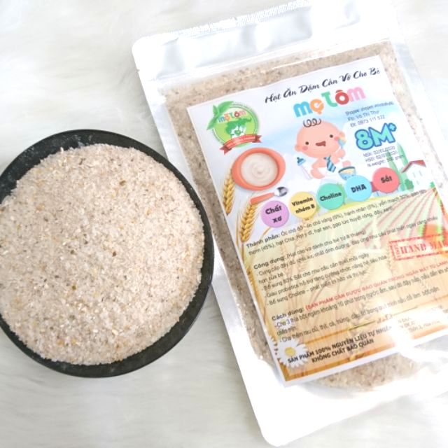 1Kg BộT Ăn Dặm Cán Vỡ Nấu Cháo Cho Bé Tập Ăn Thô