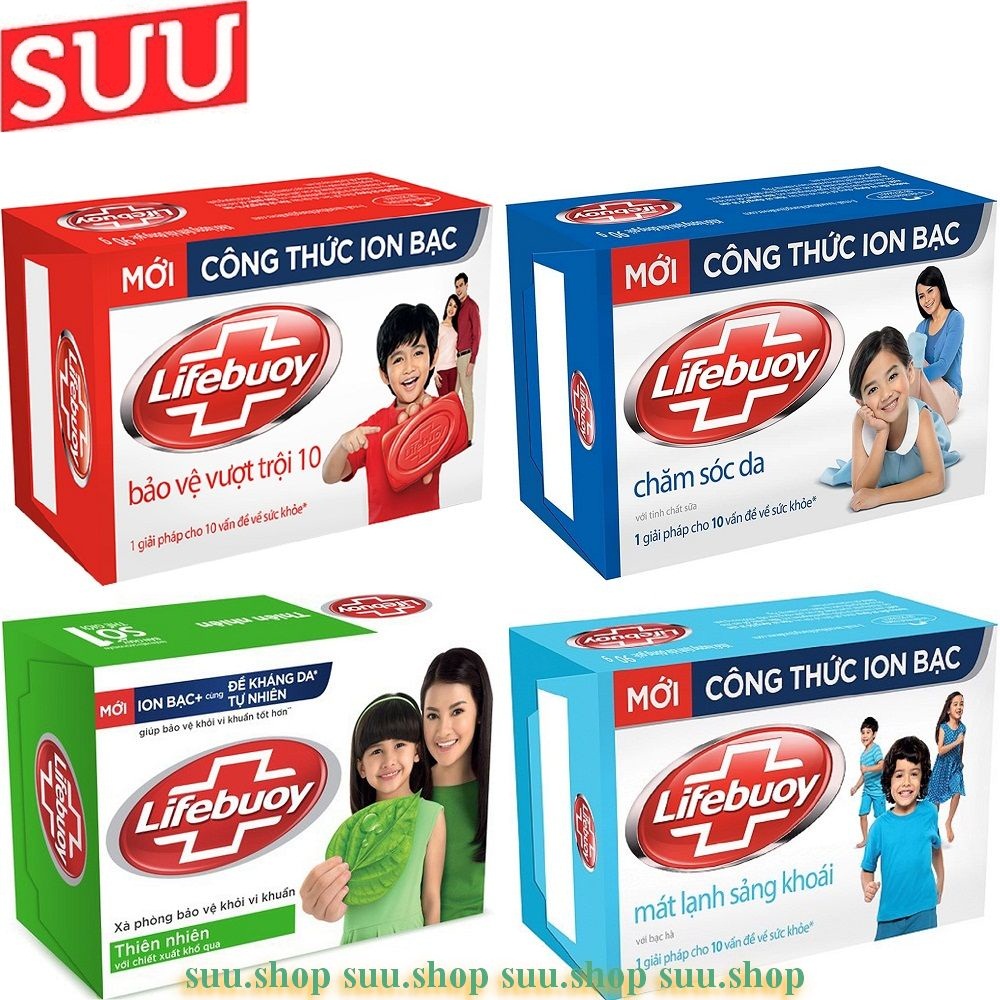 Xà Bông Cục Diệt Khuẩn 90g Lifebuoy Với Nhiều Hương Thơm Khác Nhau