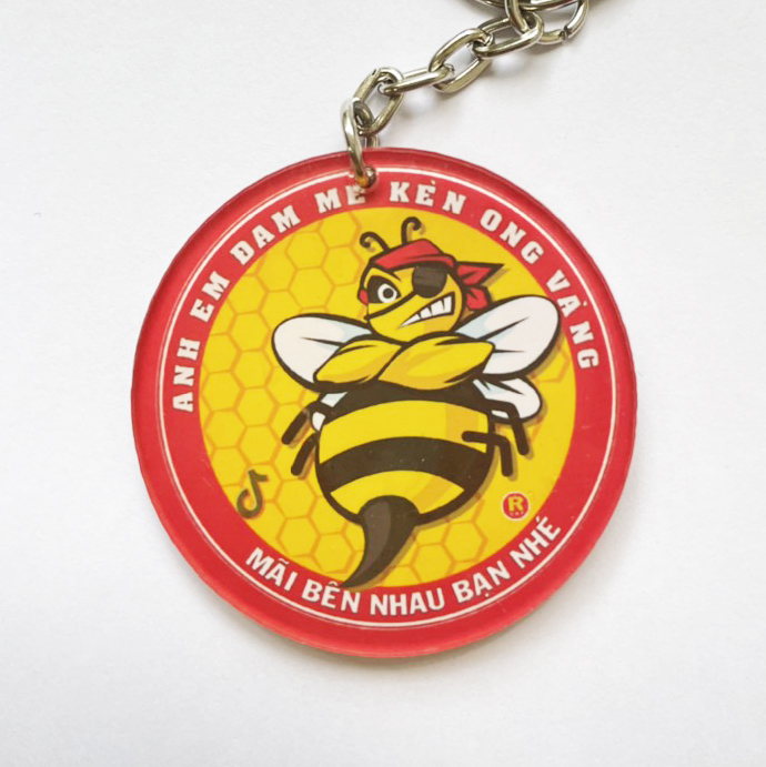 Móc Khóa Con Ong Vàng, thiết kế độc lạ dành cho Anh Em Đam mê Kèn Ong