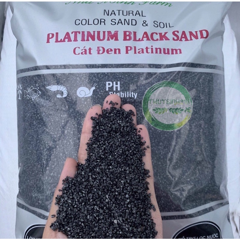 Cát đen Platinum - trang trí bể cá bể thuỷ sinh