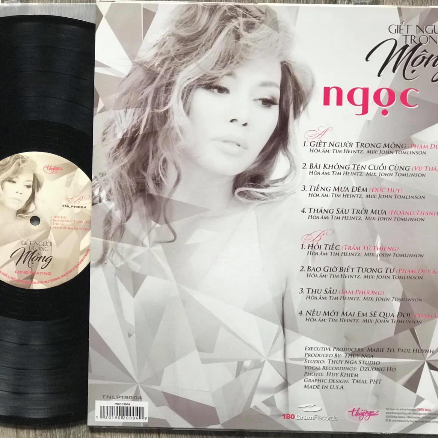 Đĩa than Ngọc Anh - Giết Người Trong Mộng (Vinyl LP)
