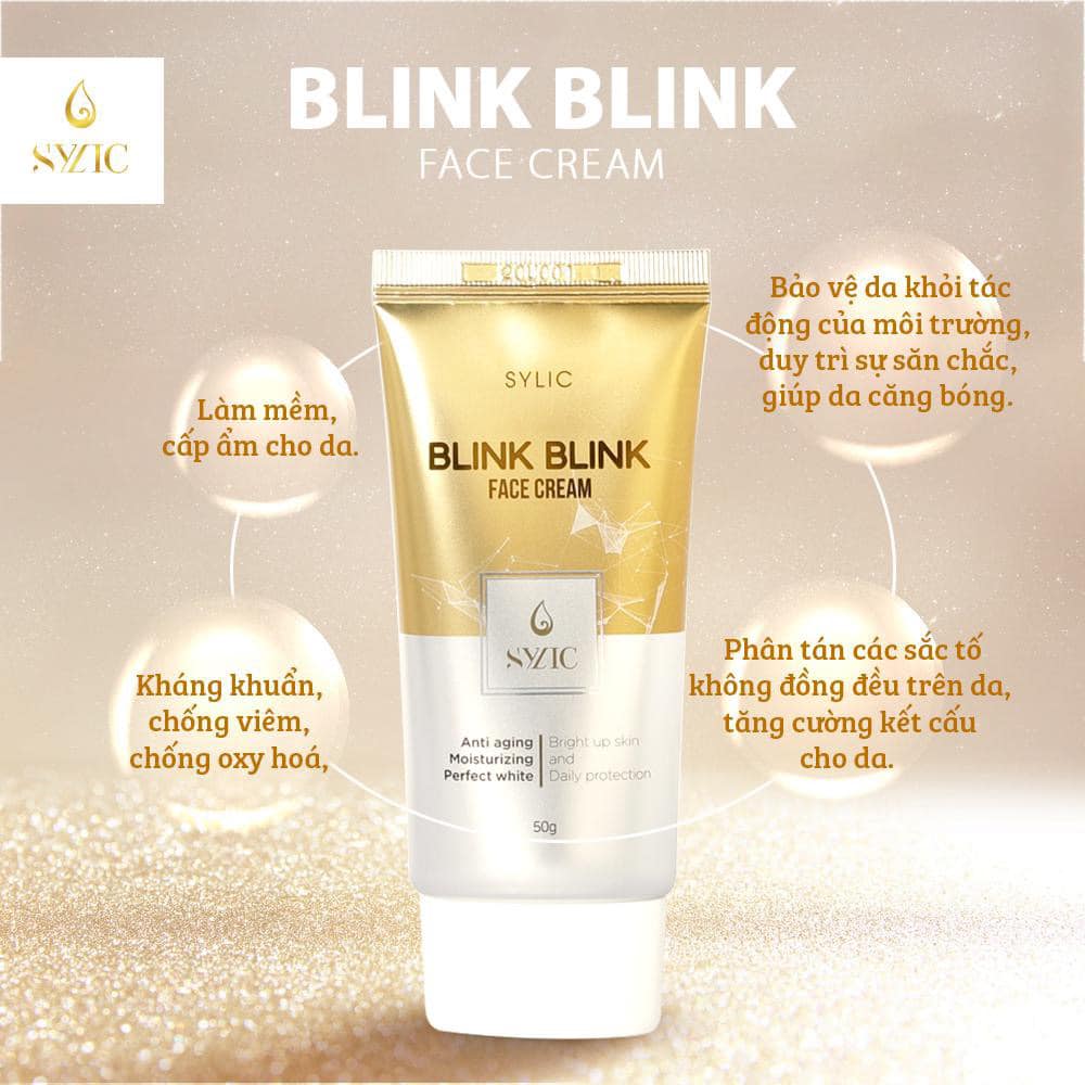 Kem Dưỡng Trắng Da Mặt Ban Ngày Face Sylic Blink Blink Hàn Quốc