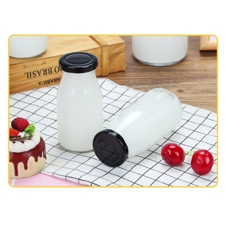 Chai thủy tinh 200ml nắp chống tràn