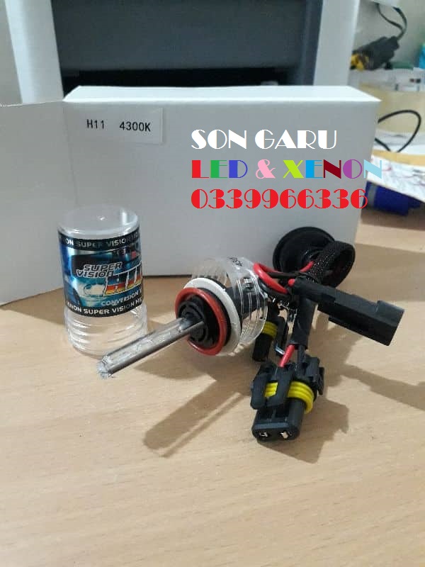 1 bóng xenon dùng đèn gầm chân h11 nhiệt màu 3000k, 4300k, 6000k