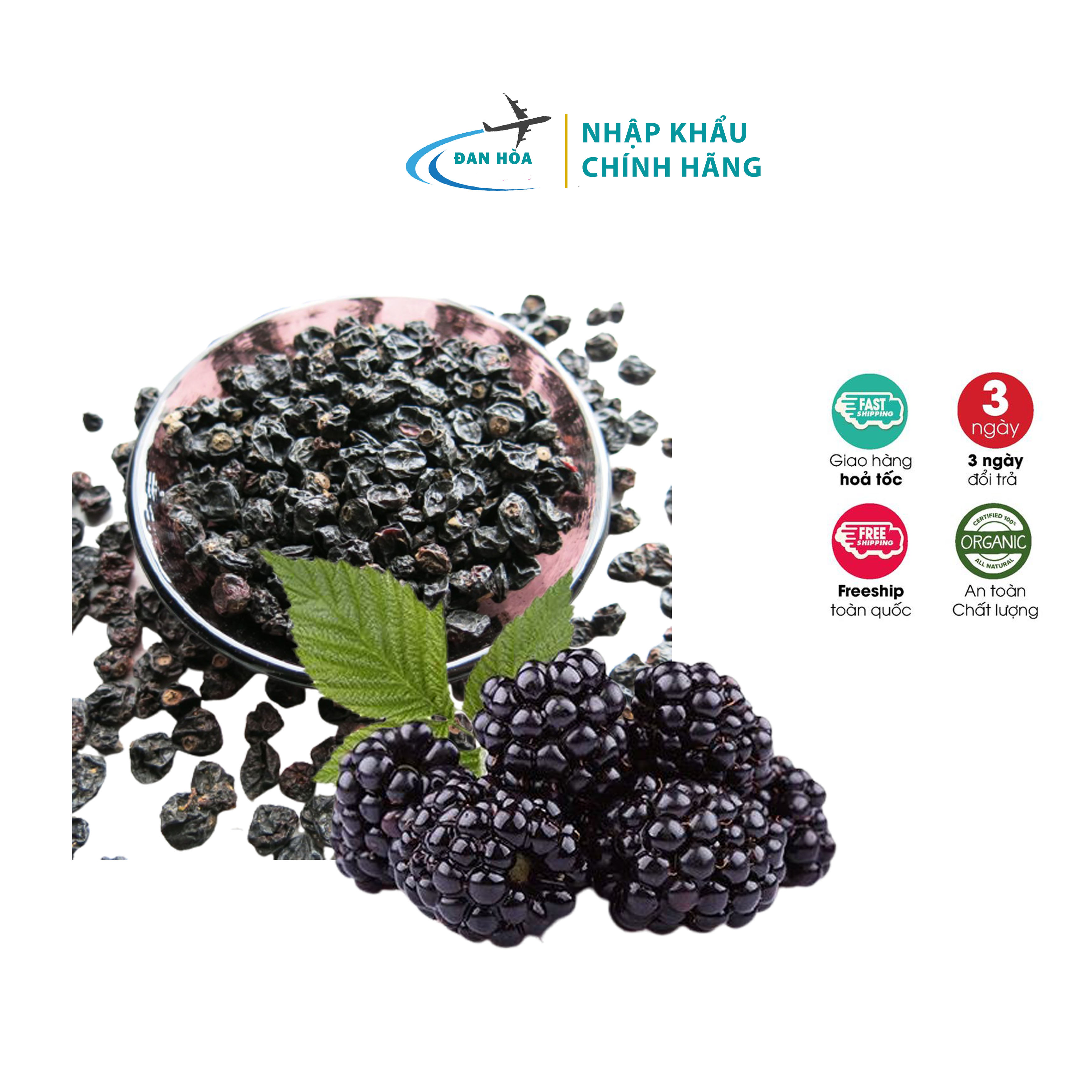 Phúc bồn tử khô NHẬP KHẨU NGUYÊN TEM TẠI MỸ - BLACK CURRANT KHÔNG ĐƯỜNG TỐT CHO NGƯỜI TIỂU ĐƯỜNG
