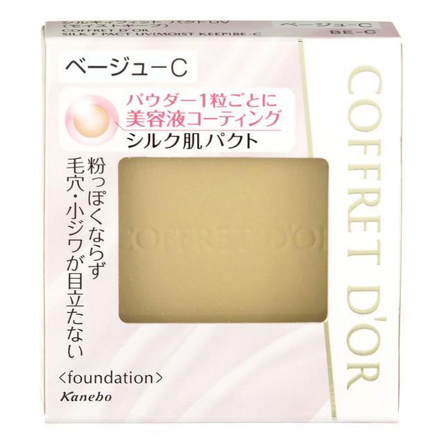 Lõi phấn phủ kiềm dầu kanebo coffret dor silk f pact uv spf21.pa++ nhật bản