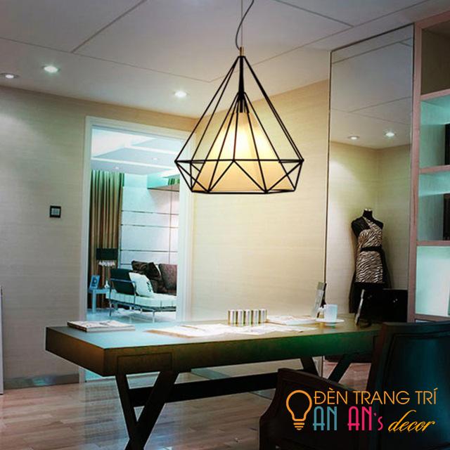 Đèn thả trần hình Kim cương Phi 250mmm AnAn Decor