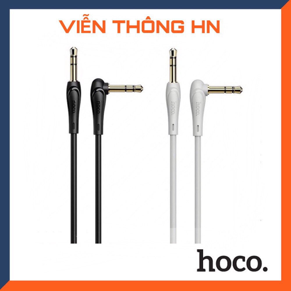 Cáp loa 3.5mm hoco - jack cắm chữ l 90 độ mp3 dây aux ứng dụng cho loa máy tính pc tai nghe ....