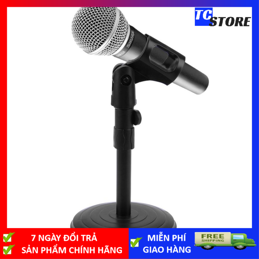 [FREESHIP] Giá đỡ điện thoại & giá đỡ micro dành cho livestream xoay 360 độ mọi góc nhìn, có thể điều chỉnh độ cao, phần đế dày và nặng rất vững chắc, giá kẹp chống trượt chống trầy