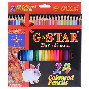 Bút chì màu g-star 12 - 24 màu
