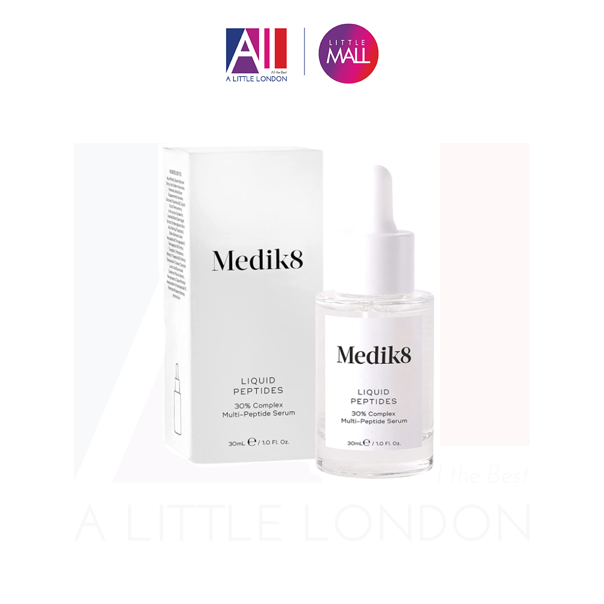 Serum cấp ẩm chống lão hóa Medik8 Liquid Peptides 30% Complex Multi-Peptide Serum (Bill Anh)