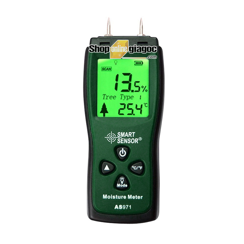 Máy đo độ ẩm gỗ smart sensor as971