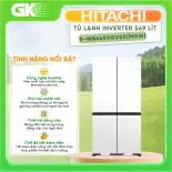 Tủ lạnh Hitachi Inverter 569 lít R-WB640VGV0X(MGW) - Kiểu tủ lạnh Multi doors Kháng khuẩn / Khử mùi Bộ lọc Triple Power 3 lớp - GIAO TOÀN QUỐC