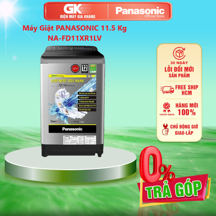 Máy giặt panasonic na-fd11xr1lv - giao toàn quốc - freeship hcm