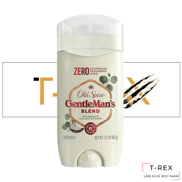 Lăn Khử Mùi Old Spice GentleMan's Blend Eucalyptus with Coconut Oil 85Gr