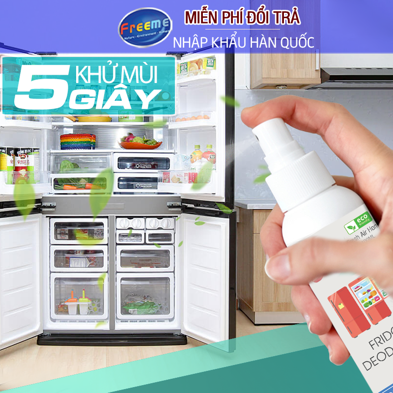  Khử mùi tủ lạnh Freeme giúp khử khuẩn tủ lạnh khử mùi hôi tủ lạnh nhập khẩu Hàn Quốc 