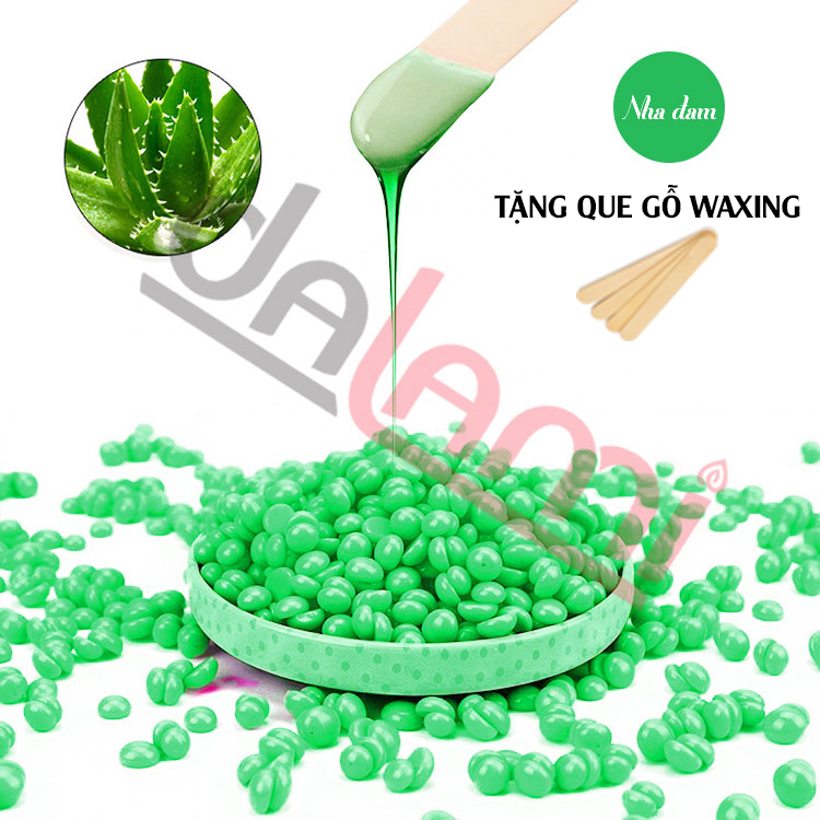 Sáp Wax Lông Nóng Cao Cấp LADAMI - 400G - Phù Hợp Mọi Loại Da - Hiệu quả tẩy lông nách, tẩy lông tay, tẩy lông chân, tẩy lông vùng kín, vùng bikini, wax lông an lành tại nhà dễ dàng, an toàn - Tặng 10 que gỗ waxing chuyên nghiệp