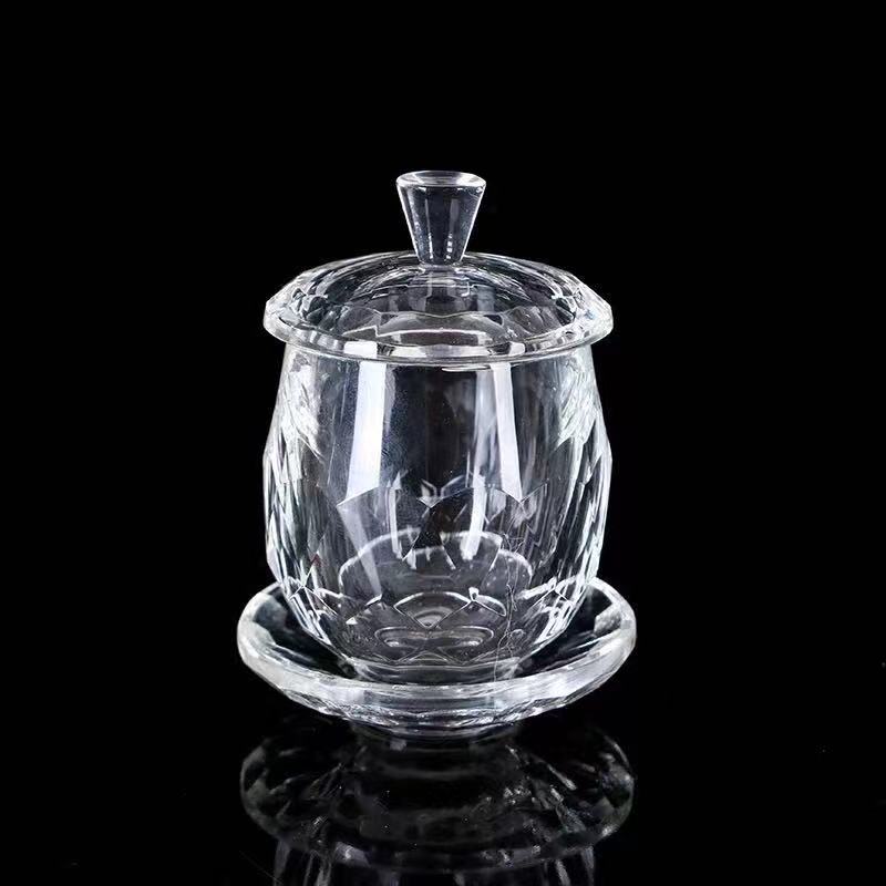 Chén Cúng Thủy Tinh Có Nắp Size nhỏ