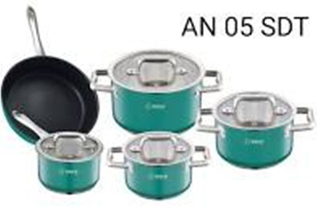Bộ nồi inox 5 món arber an05smdt của đức