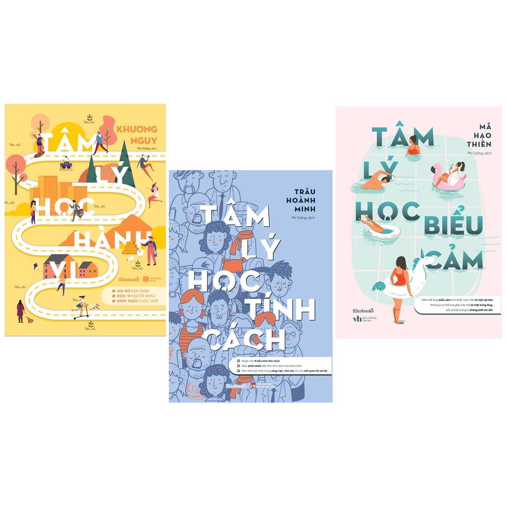 Sách - combo 3 cuốn: tâm lý học hành vi + tâm lý học tính cách + tâm lý học biểu cảm