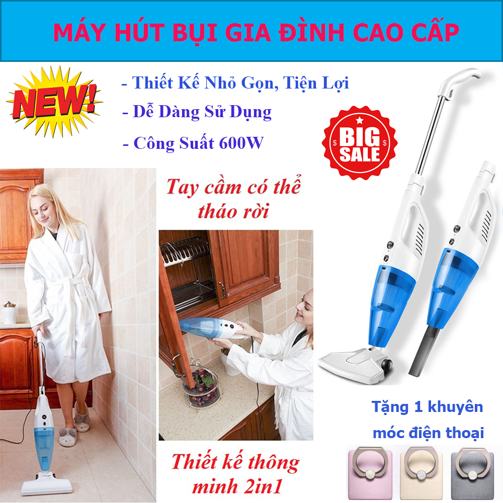 Máy Hút Bụi Gia Đình, Hút Bụi Gia Đình Công Suất Lớn, Hút Bụi Cầm Tay Mini. Được thiết kế nhỏ gọn , Dụng Cụ Lọc Hepa Trong Suốt, Hút Bụi với công suất cực lớn giúp loại bỏ hoàn toàn vi khuẩn, bụi bẩn, rác thải.