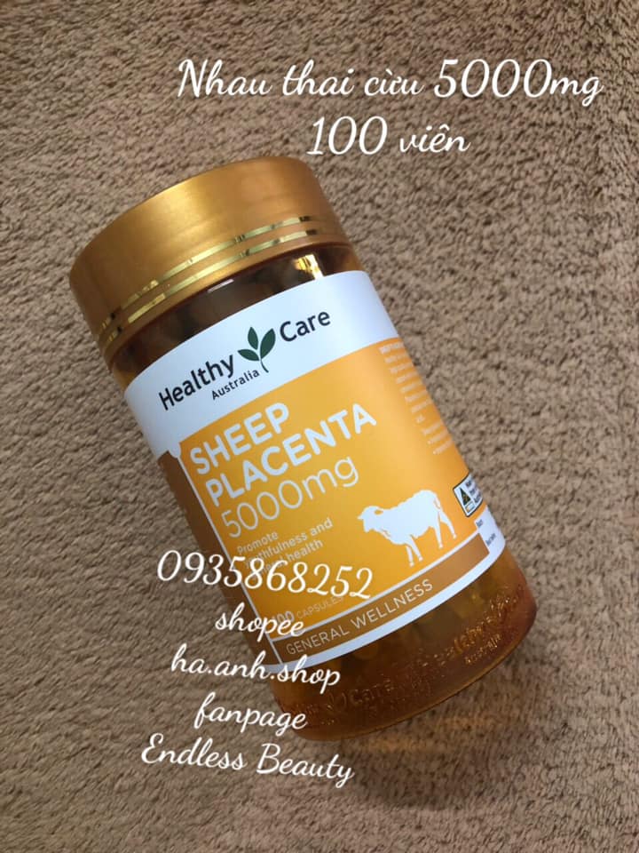 Healthy Care Sheep Placenta 5000mg 100 viên
