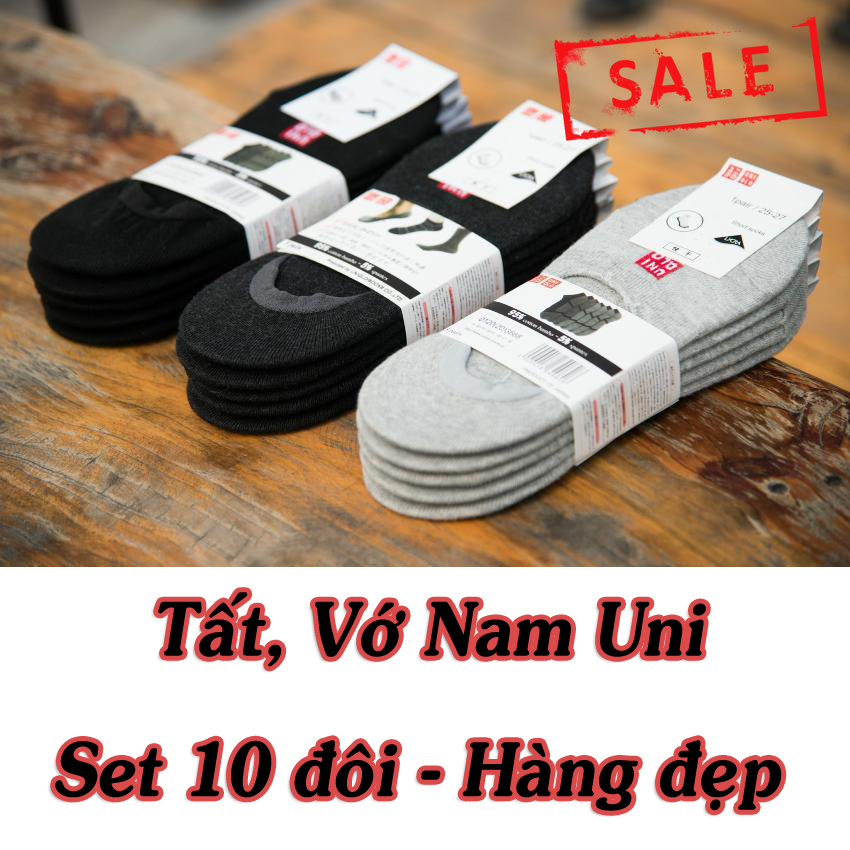 Combo 5 đôi tất vớ hài lười xuất Nhật cao cấp, Set 5 đôi tất nam, Set tất nam khử mùi, Tất nam xuất Nhật, Tất nam Uni cao cấp