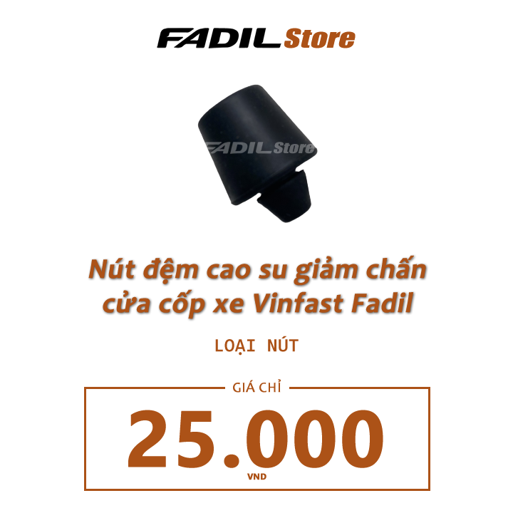 Nút đệm cao su giảm chấn cửa cốp xe Vinfast Fadil hàng chính hãng